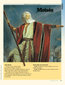 Póster de Escrituras: “Moisés”