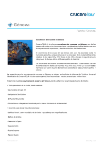 Génova - Excursiones para cruceros Crucero TOUR
