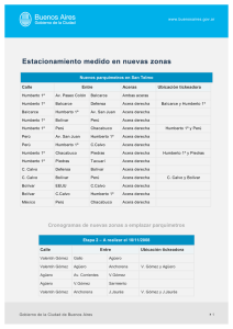 Estacionamiento medido en nuevas zonas