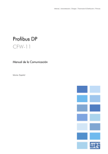 CFW11 - Manual de la Profibus DP