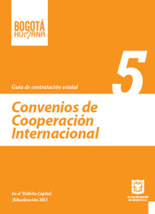 Convenios de Cooperación Internacional