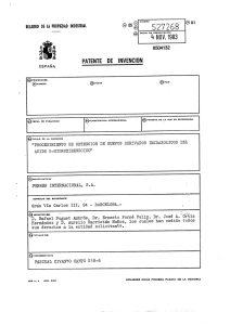 procedimiento de obtencion de nuevos derivados imidazolicos del