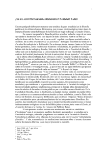 1 § 31. EL ACONTECIMIENTO LIBERADOR EN PABLO DE TARSO