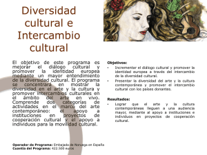 Diversidad cultural e Intercambio cultural
