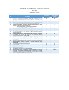 programa de estimulos al desempeño docente 2016