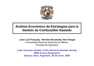 Análisis Económico de Estrategias para la Gestión de Combustible