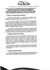 Pliego condiciones administrativas