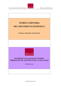 Tª e Hª del feminismo_2011-2012 - Universidad de Castilla