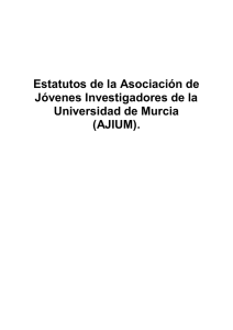 Estatutos de la Asociación de Jóvenes Investigadores de la