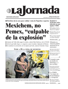 Mexichem, no Pemex, “culpable de la explosión”