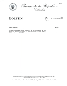 Boletín núm. 34 - Banco de la República