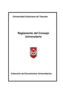 Reglamento del Consejo Universitario