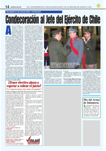 Condecoración al Jefe del Ejército de Chile