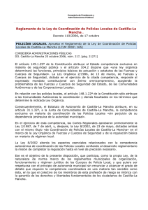 Reglamento de la Ley de Coordinación de Policías Locales de