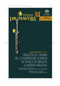 ORQUESTA DE CÁMARA DEL CONSERVATORIO SUPERIOR DE