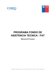 PROGRAMA FONDO DE ASISTENCIA TECNICA - FAT