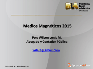 Medios Magnéticos 2015