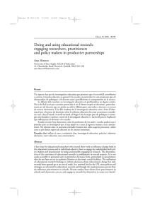Doing and using educational research: engaging