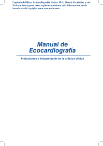 Capítulo del libro: Ecocardiografía Básica. M.A. García Fernández y