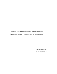 recursos pastorales utilizados por la ganaderia