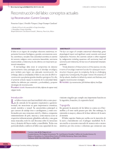 Reconstrucción del labio: conceptos actuales