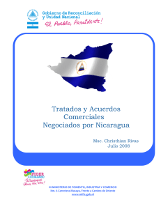 Tratados y Acuerdos Comerciales Negociados por Nicaragua