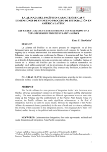 la alianza del pacífico: características y dimensiones de un nuevo