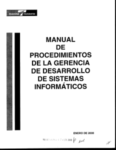 manual de procedimientos de la gerencia de desarrollo