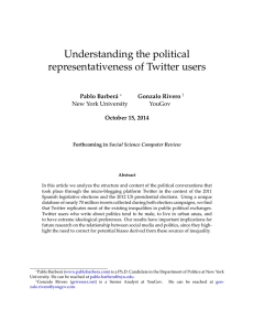 Understanding the political representativeness of