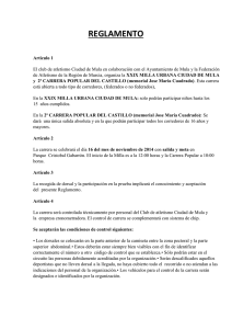 reglamento - Federación de Atletismo de la Región de Murcia