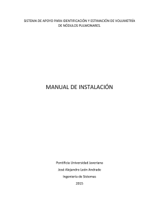 manual de instalación - Pontificia Universidad Javeriana