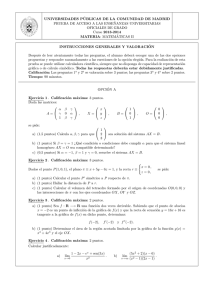 Matemáticas II - Universidad Complutense de Madrid