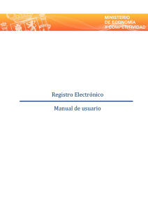 Manual de usuario Registro Electrónico