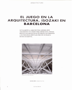 el juego en la arquitectura. isozaki barcelona
