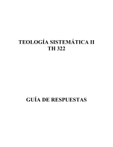 Teología Sistemática II