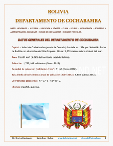 departamento de cochabamba
