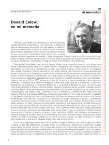 Donald Enlow, en mi memoria - Revista Española de Ortodoncia