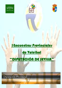 Encuentros Provinciales de Voleibol. Diputación de Sevilla