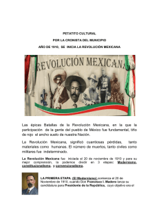 revolucion mexicana 105 aniversario