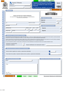 Modelo 195 declaración trimestral cuentas u operaciones cuyos