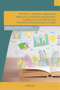 Manual de Materiales Did&aacute;cticos en Formaci&oacute;n Profesional