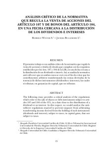 análisis crítico de la normativa que regula la venta de acciones del
