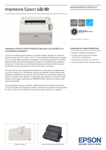 Impresora Epson LQ-50