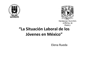 La Situación Laboral de los Jóvenes en México