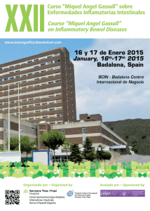 Course “Miquel Angel Gassull” on Inflammatory Bowel Diseases 16