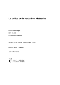 La crítica de la verdad en Nietzsche / La teoría - e