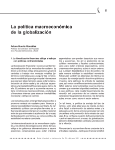 La política macroeconómica de la globalización - E-journal