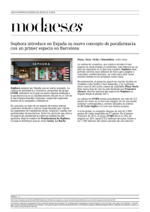 Sephora introduce en España su nuevo concepto de parafarmacia