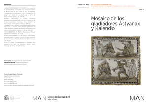 Mosaico de lo gladiadores - Museo Arqueológico Nacional