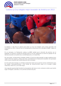 Cubano La Cruz elegido mejor boxeador de América en 2013